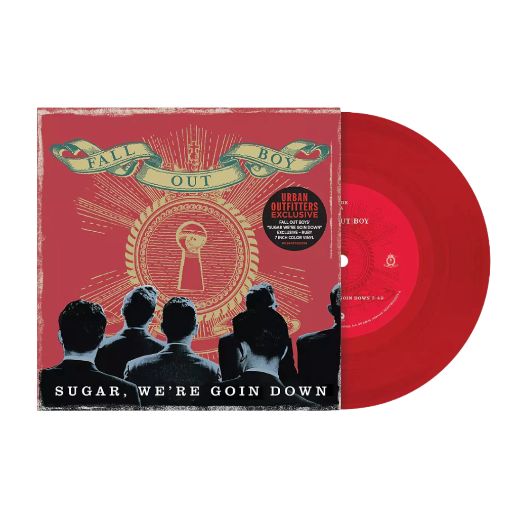 Fall Out Boy - Sugar, We're Goin Down (Urban Outfitters 7" Ruby Vinyl Single)