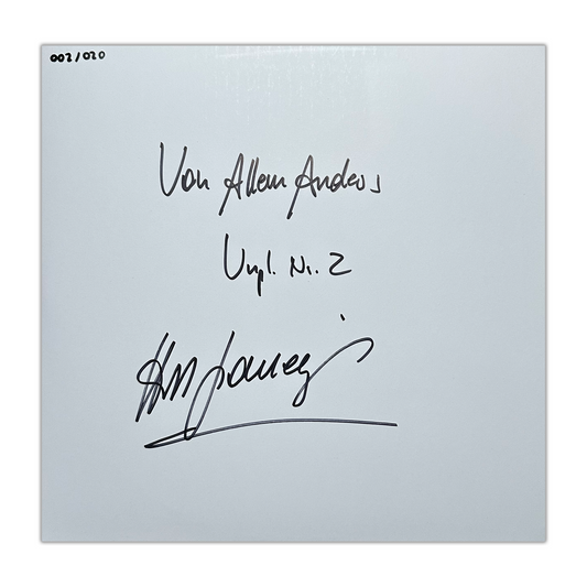 Herbert Grönemeyer - Von Allem Anders Unplugged Nr. 2 (Numbered & Signed Test Pressing 2LP Black Vinyl)