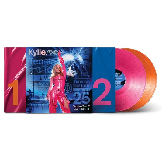 Kylie Minogue - Tension Tour // Live 2025 (Bundle with Orange & Pink 2LP Vinyl + Signed Tour-Setlist + CD)