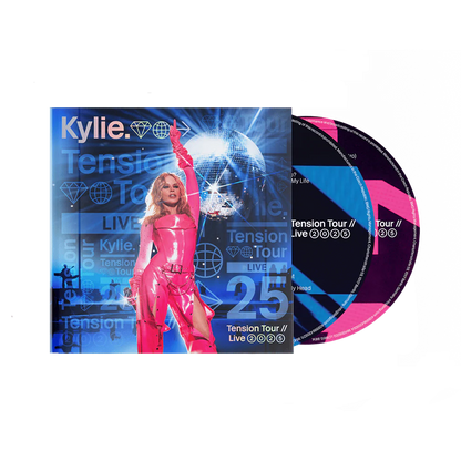 Kylie Minogue - Tension Tour // Live 2025 (Bundle with Orange & Pink 2LP Vinyl + Signed Tour-Setlist + CD)