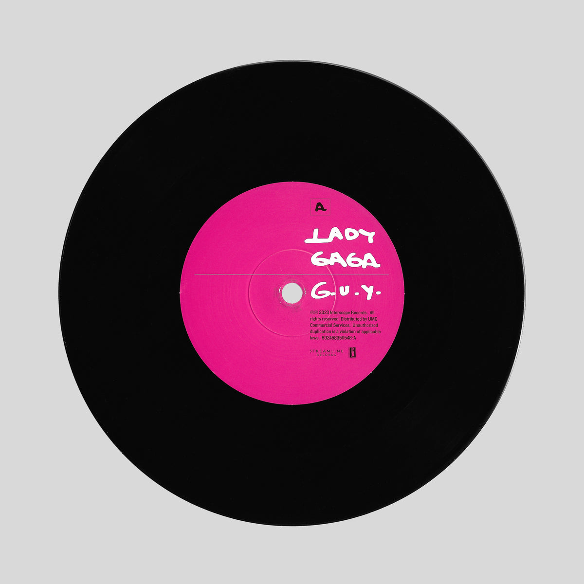 Lady Gaga - G.U.Y. (Urban Outfitters 7" Single Sided Black Vinyl)