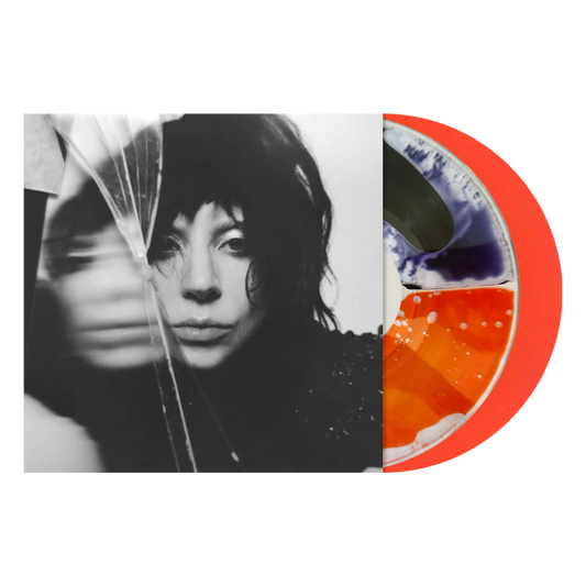 Lady Gaga - Mayhem (Clear with Split Orange and Black Liquid Filled Vinyl + Single Sided Orange Translucent Vinyl)