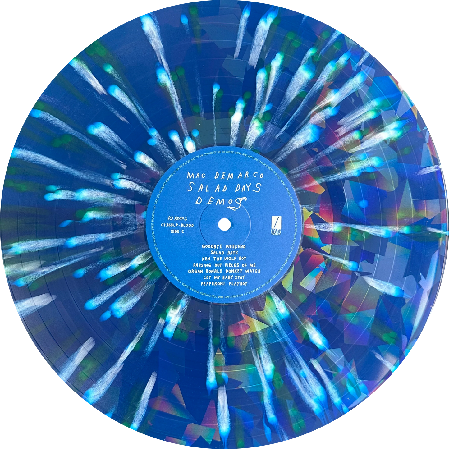 Mac Demarco - Salad Days (10th Anniversary Blue Boy Edition Numbered Blue w/ White & Green Splatter 2LP)