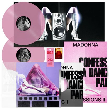 Madonna - Confessions II (VIP Premium Packaging Deluxe Translucent Pink 2LP Vinyl + Coat Check + Prayer Card)