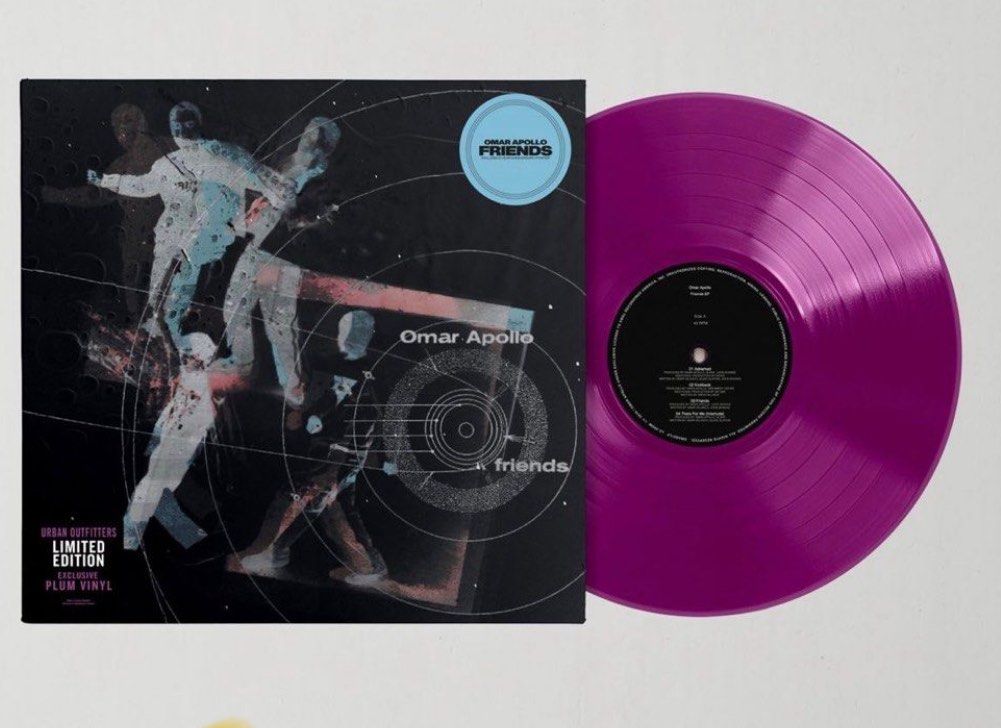 Omar Apollo - Friends (Urban Outfitters Plum Vinyl + Poster)