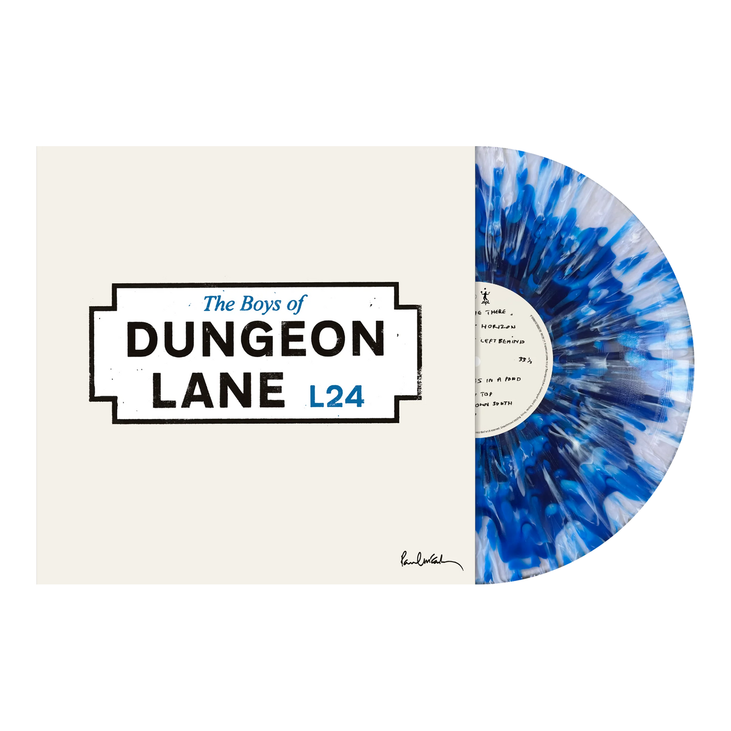 Paul McCartney - The Boys Of Dungeon Lane (Numbered Crystal Clear with Blue & White Liquid Splatter Vinyl)