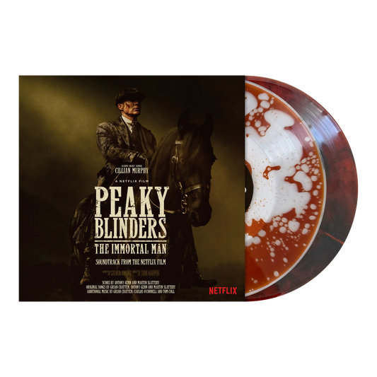 Peaky Blinders - The Immortal Man Soundtrack (Clear with Brown Liquid Whisky Filled & Brow and Black Marble 2LP Vinyl)