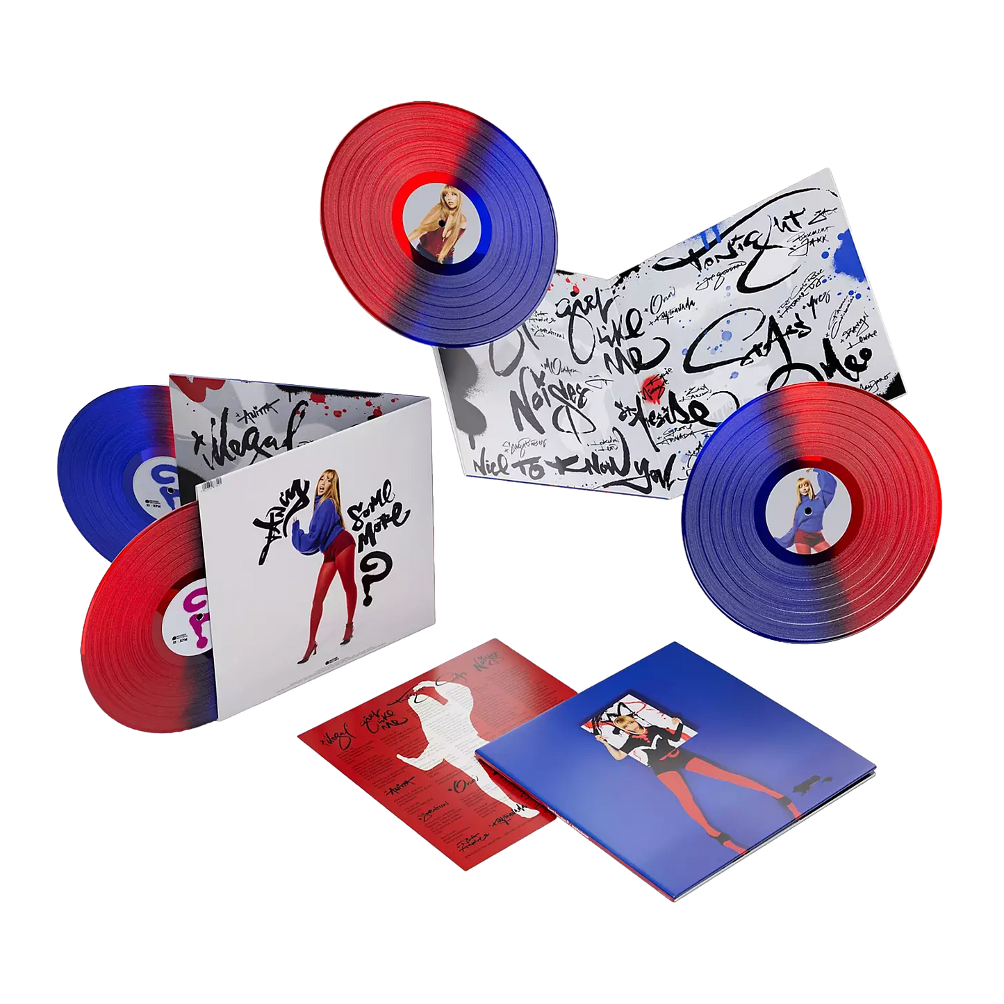 PinkPantheress - Fancy Some More? (Urban Outfitters Blue & Red Split 2LP Vinyl)