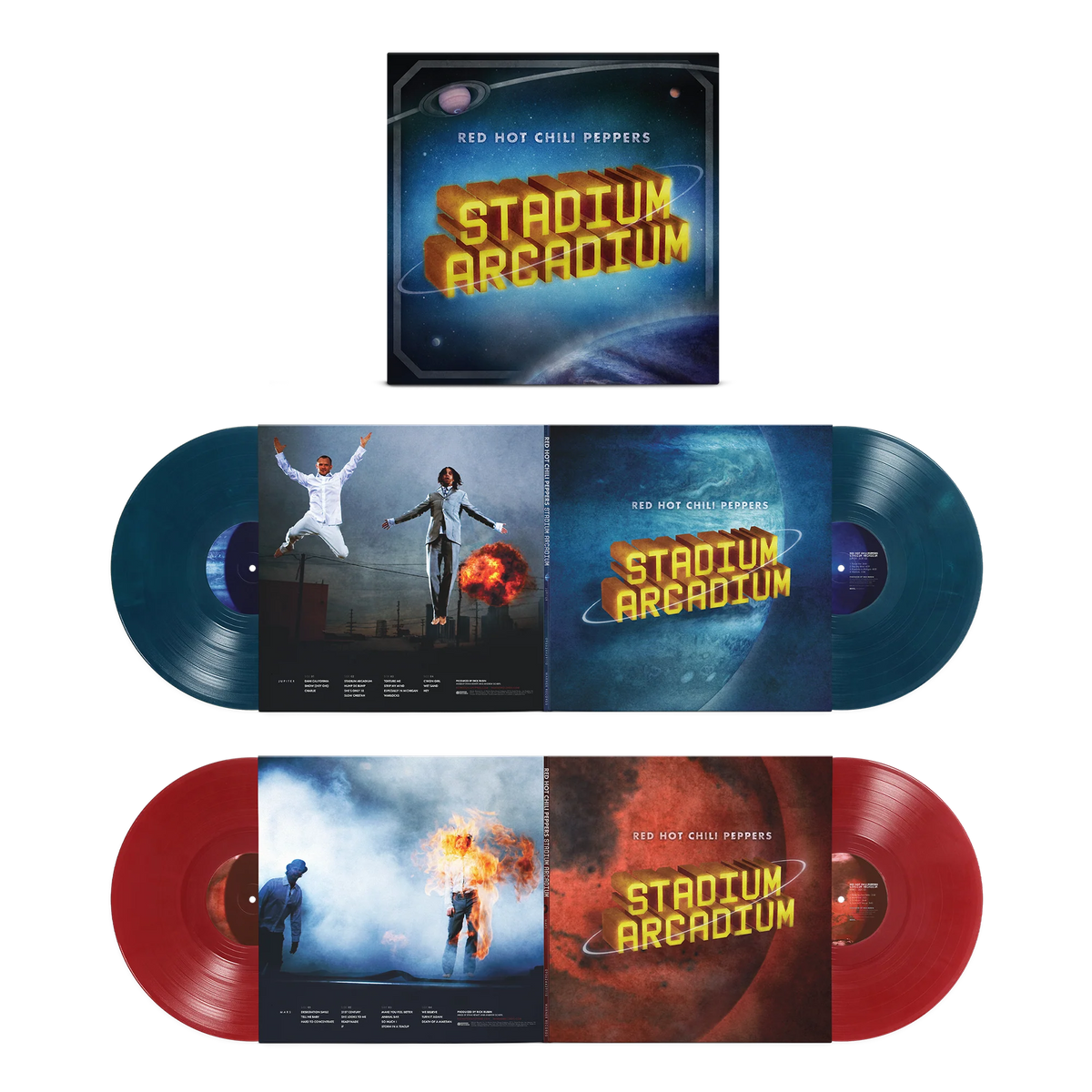 Red Hot Chili Peppers - Stadium Arcadium (20th Anniversary Sea Blue and Ruby Red Marble 4LP Vinyl Box Set)