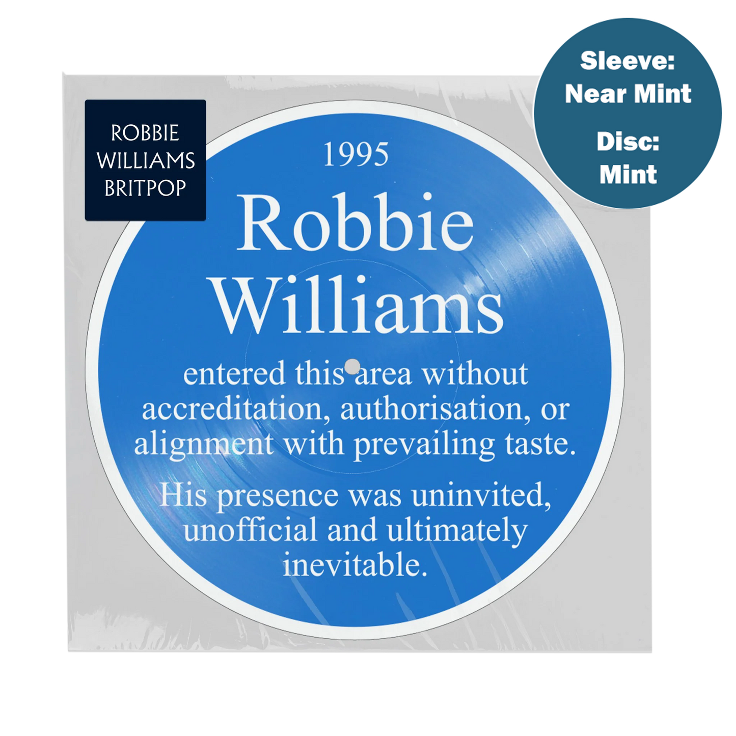 Robbie Williams - Britpop (Picture Disc Vinyl + Signed Artcard)