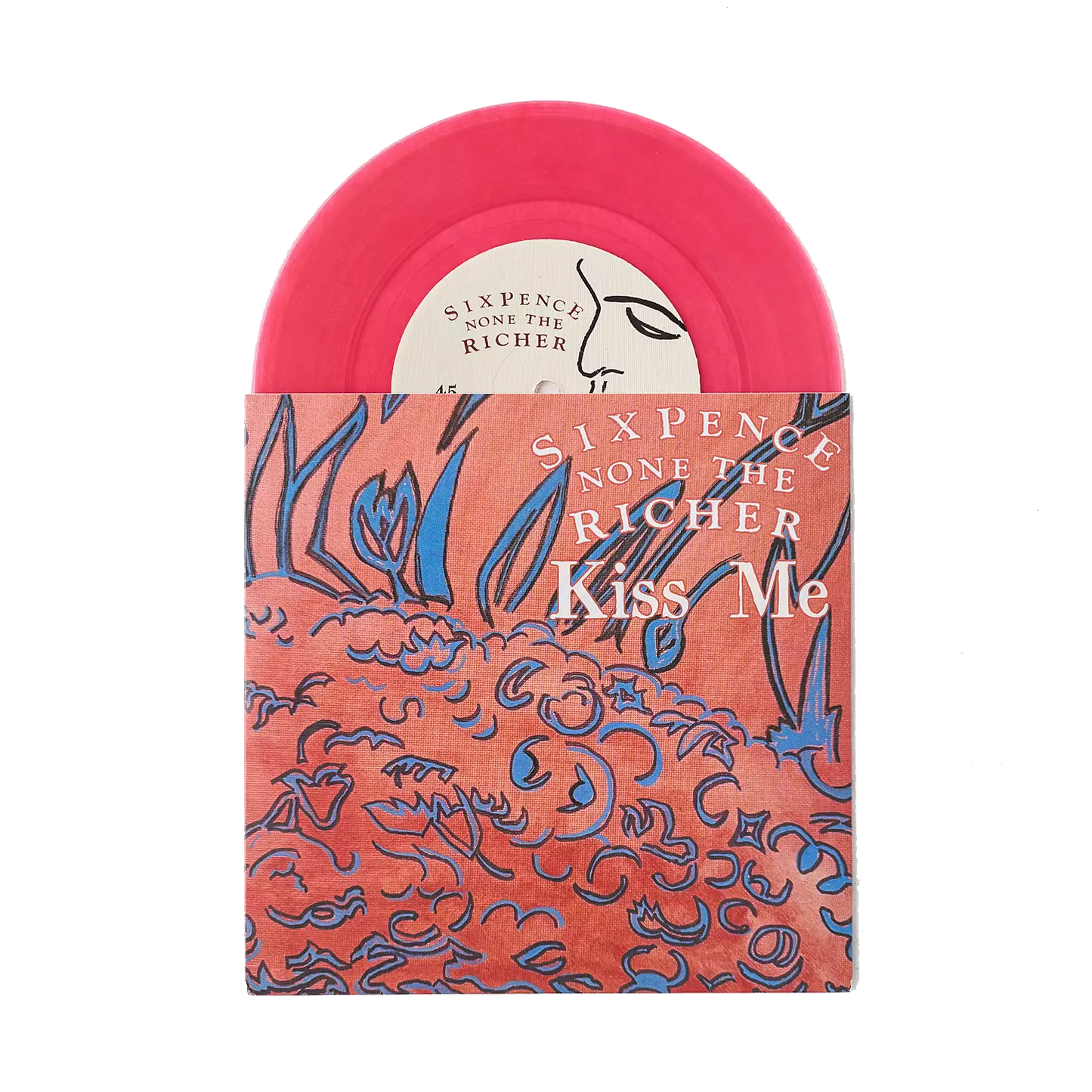 Sixpence None The Richer - Kiss Me (7" Marbled Transparent Vinyl Single)