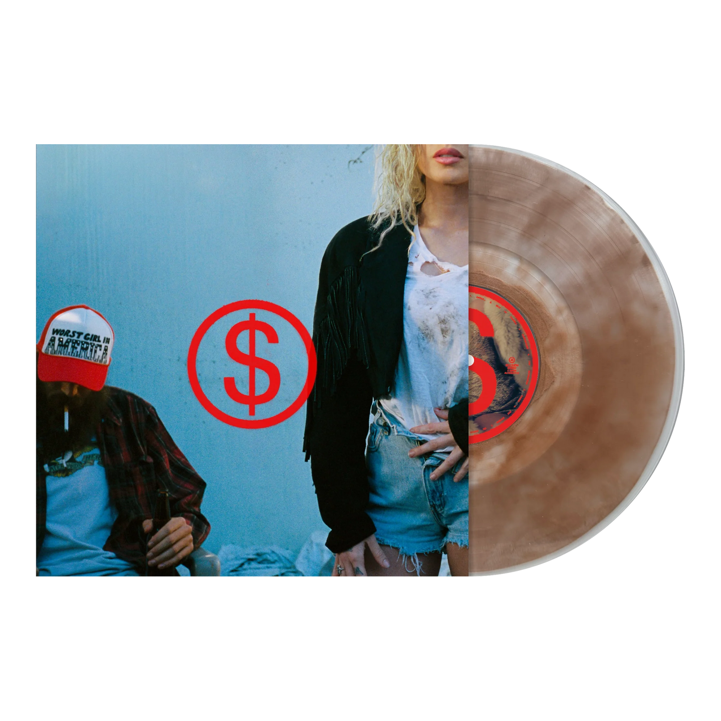 Slayyyter - Wor$t Girl In America (Brown Dirt Filled Vinyl + Poster)