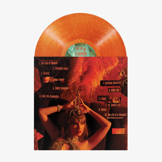 Taylor Swift - The Life Of A Showgirl (Sweat And Vanilla Perfume Portofino Orange Glitter Vinyl)