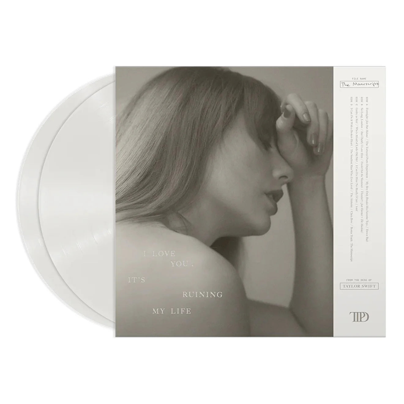 Taylor Swift - The Tortured Poets Department (Phantom Clear 2LP)