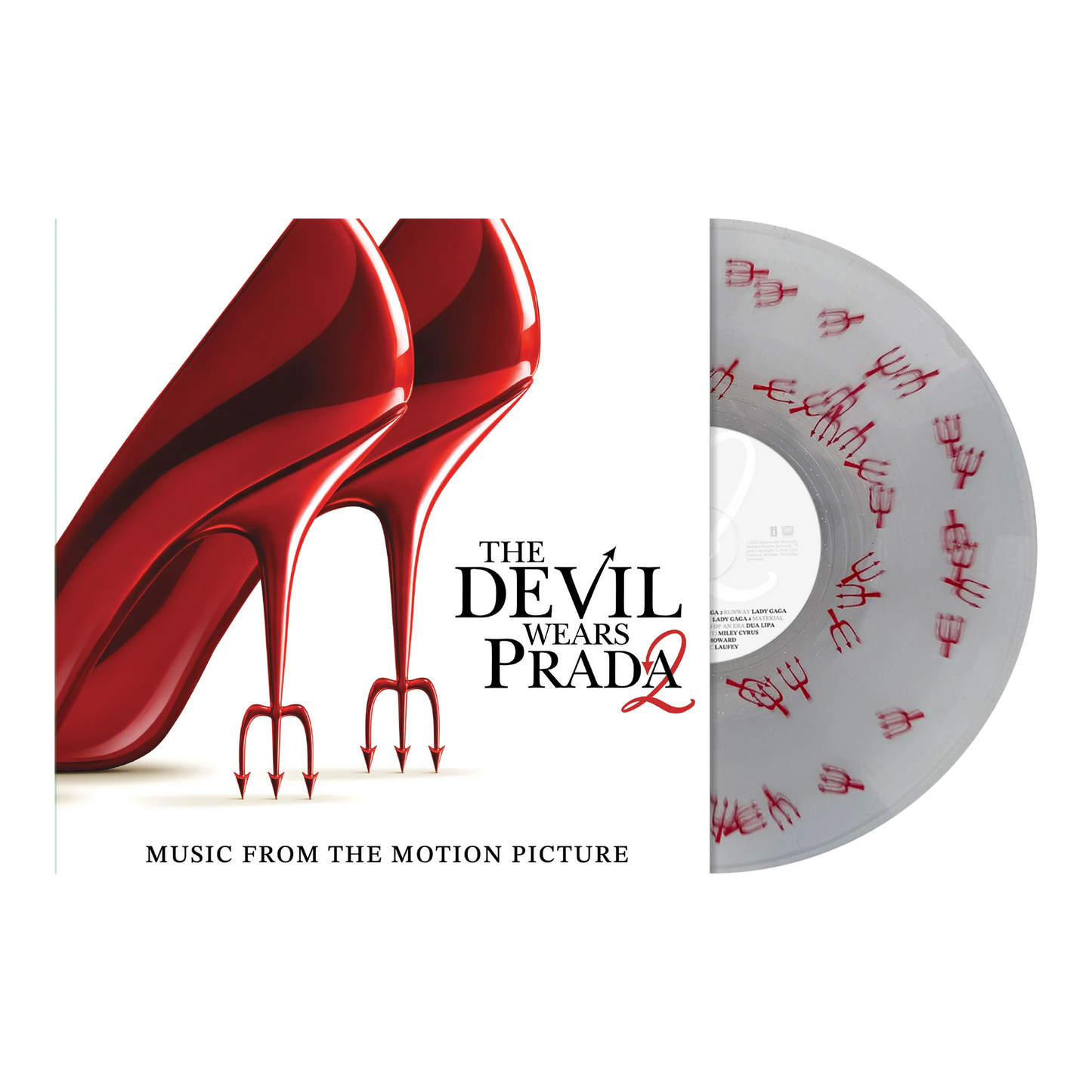 The Devil Wears Prada 2 Soundtrack (Clear with Devil's Trident Filled Vinyl)