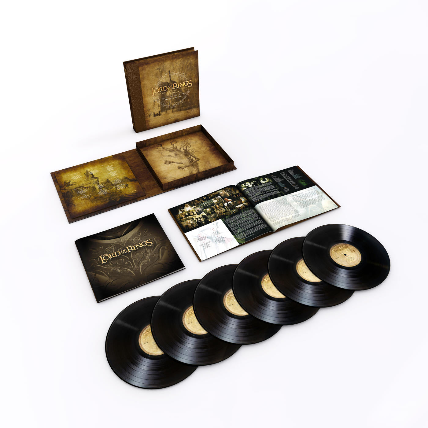 The Lord Of The Rings: The Motion Picture Trilogy Soundtrack (180g Deluxe 6LP Black Vinyl Box Set)