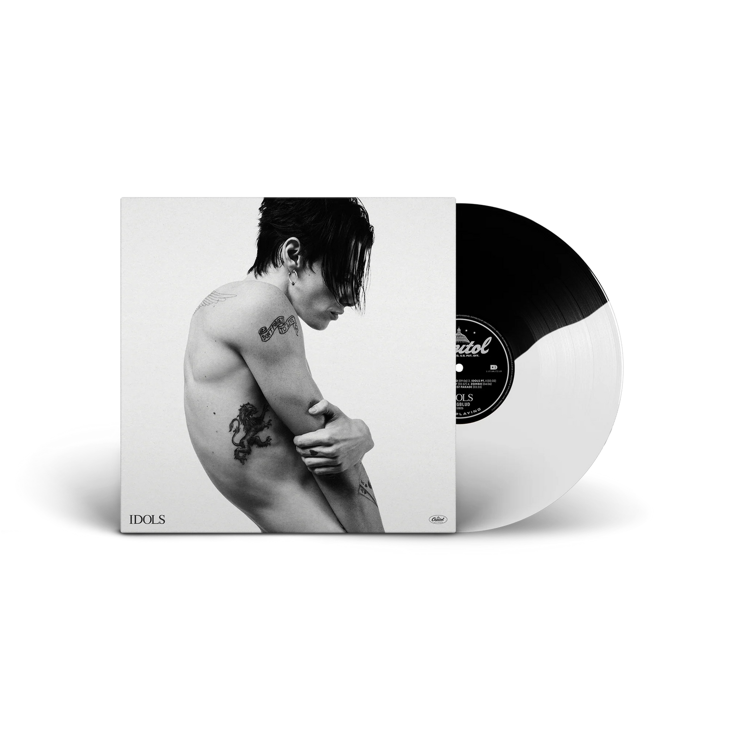 Yungblud - Idols (Black & White Split Hell & Back Vinyl + Signed Art Card)
